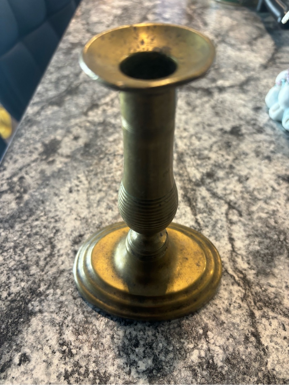 Brass Candlestick Holder - Classic Gold Accent